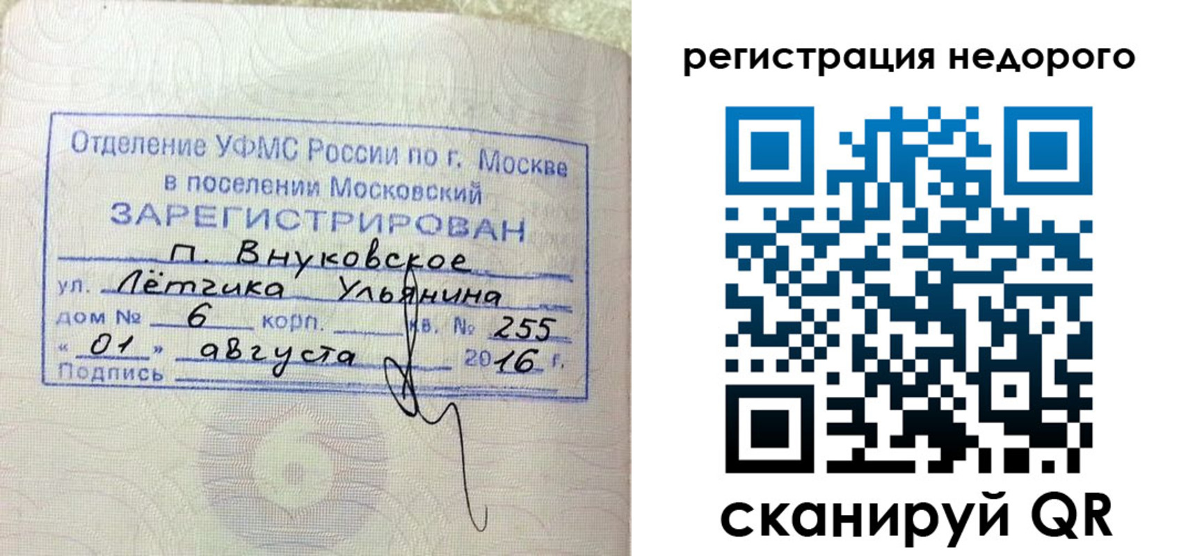 прописка в квартире в Лесозаводске